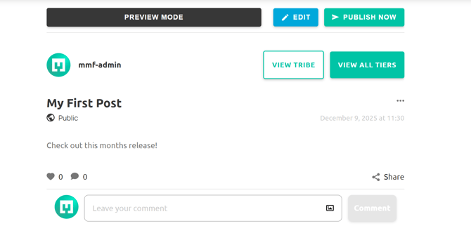 Creator Portal Tribes Posts 4