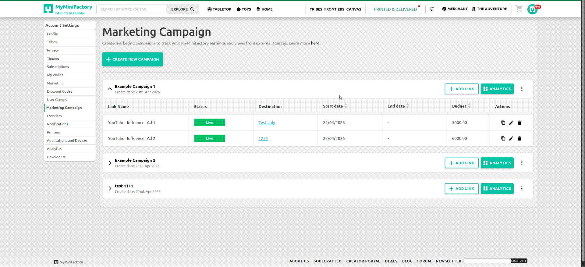 Marketing Campaigns 4